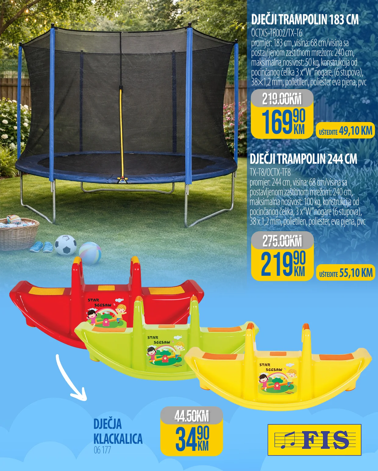 Fis akcija: krupne dječije igračke - sniženje do 8.3.2026.