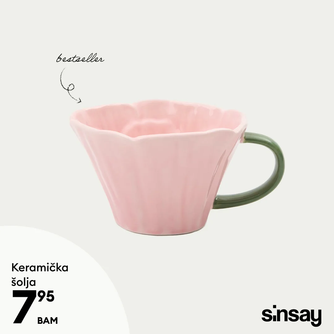 Sinsay akcija PASTELNO POSUĐE mart 2026.