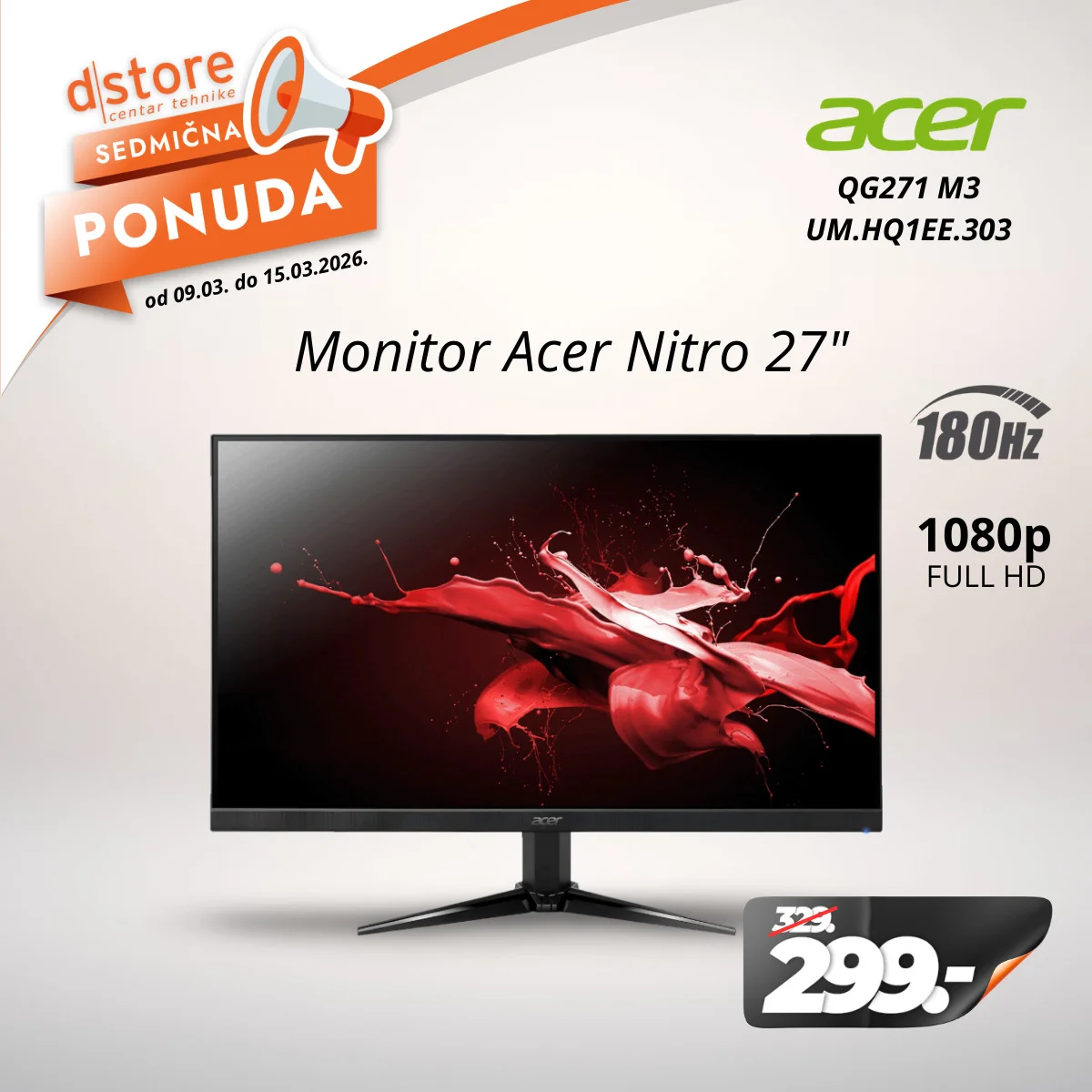 Dstore SEDMIČNA PONUDA 9-15.3.2026.