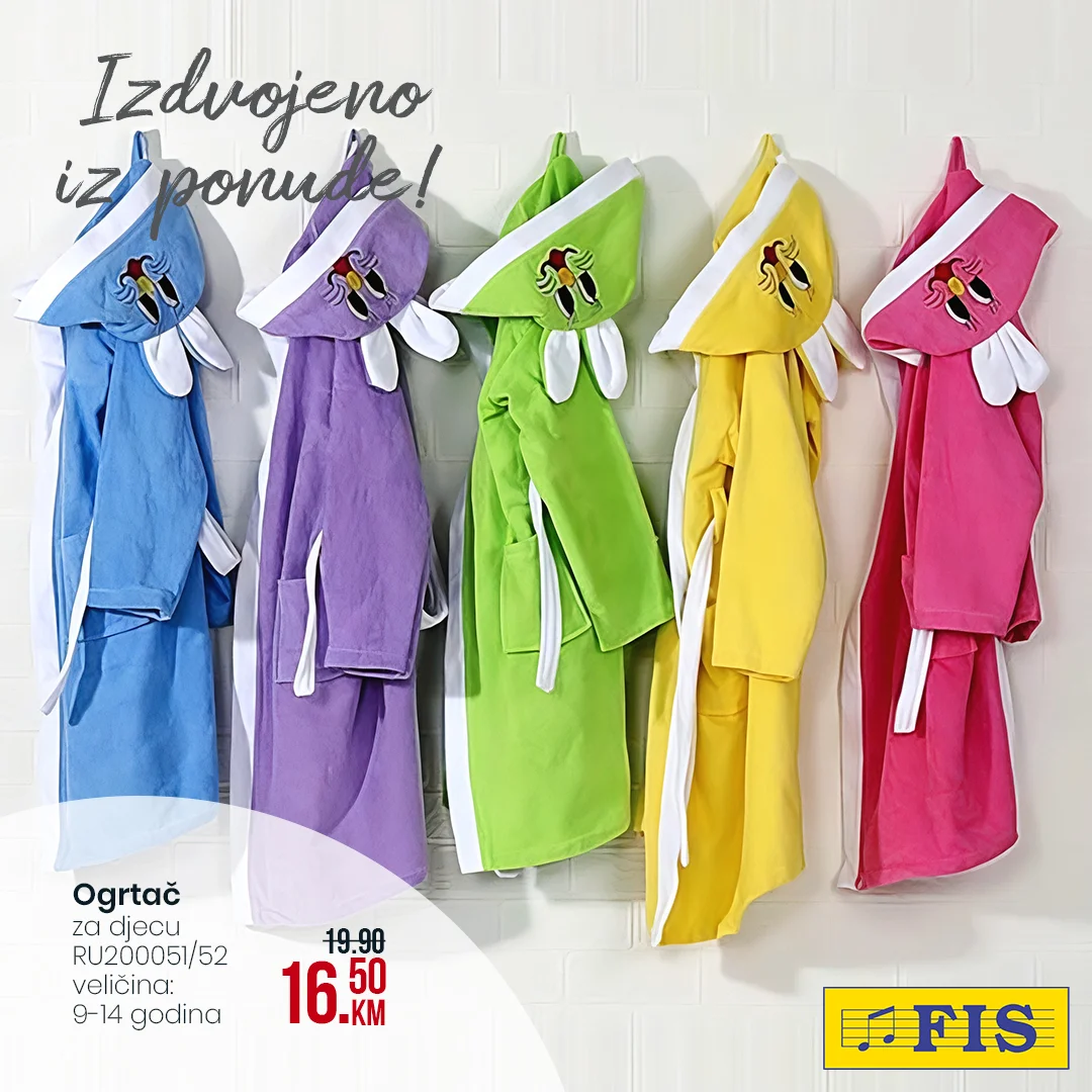 Fis akcija - PIDŽAME I OGRTAČI mart 2026.