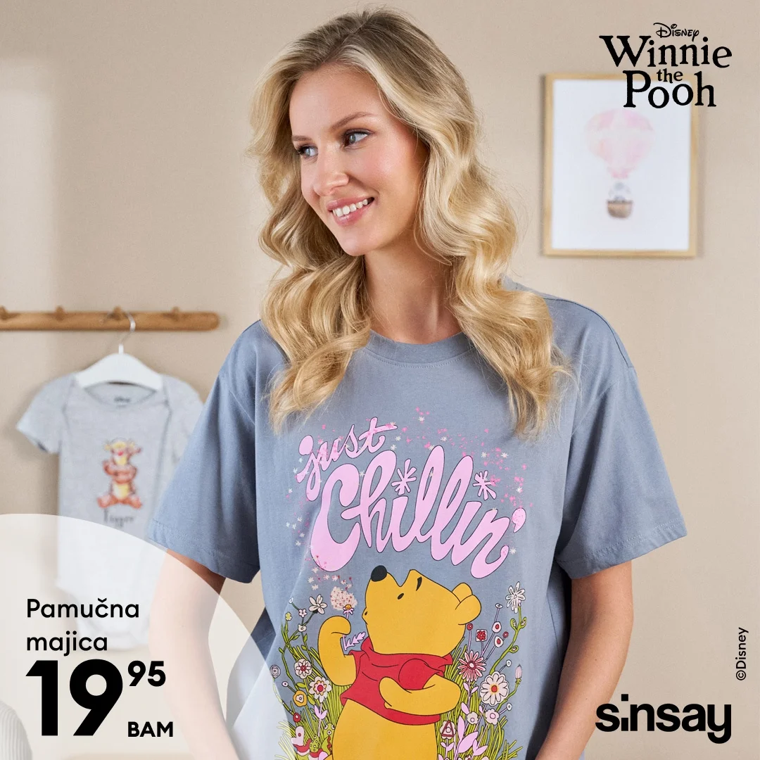 Sinsay akcija - Disney kolekcija za mame i bebe mart 2026.