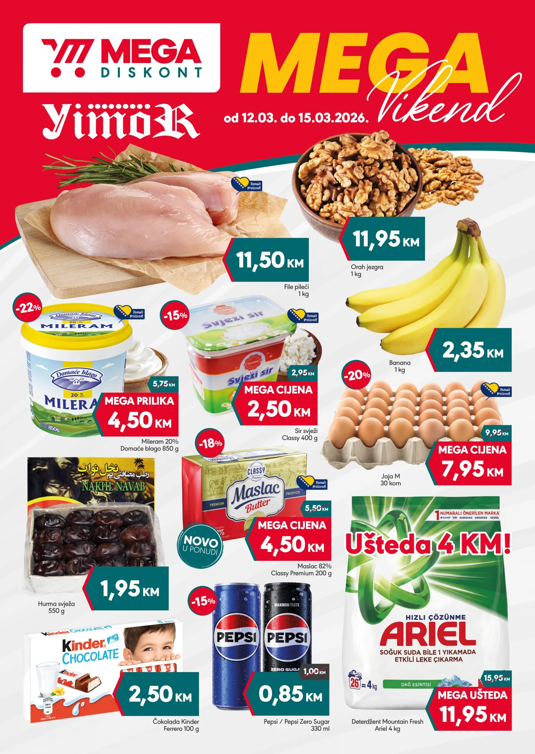 Mega Diskont vikend akcija 12-15.3.2026.