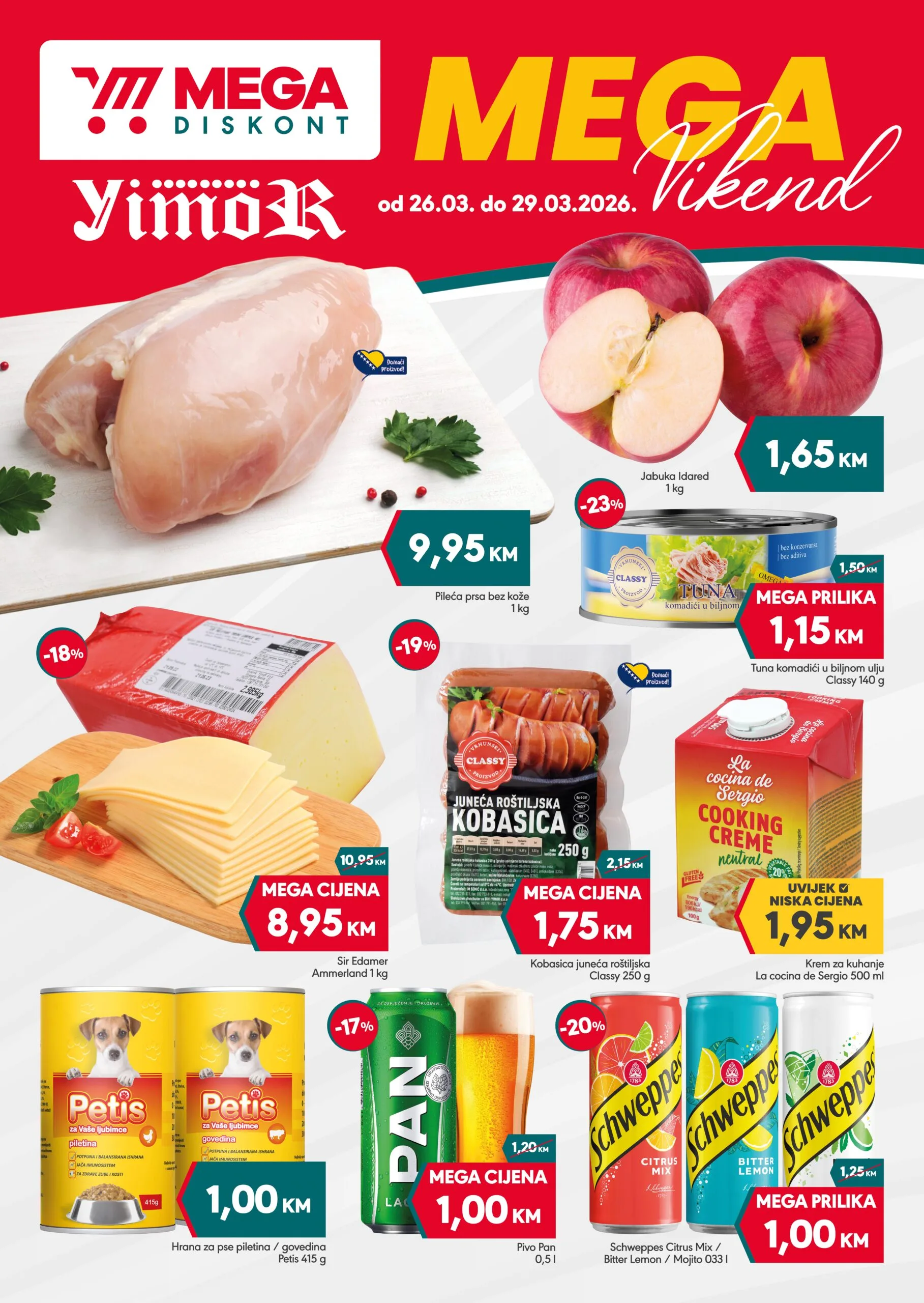 Mega Diskont vikend akcija 26-29.3.2026.