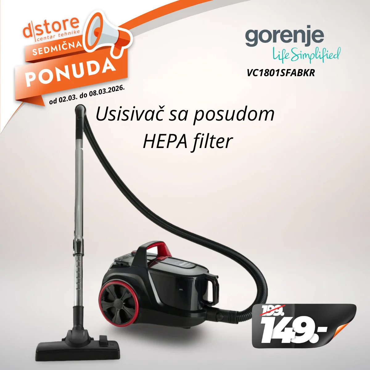 Dstore SEDMIČNA PONUDA 2-8.3.2026.