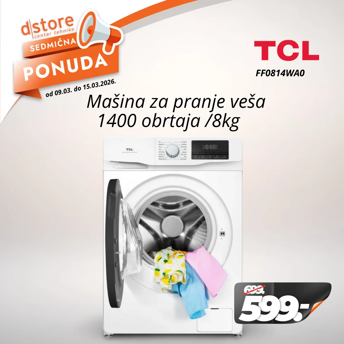 Dstore SEDMIČNA PONUDA 9-15.3.2026.