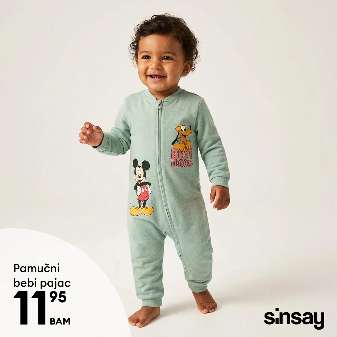 Sinsay ODJEĆA ZA BEBE mart 2026.