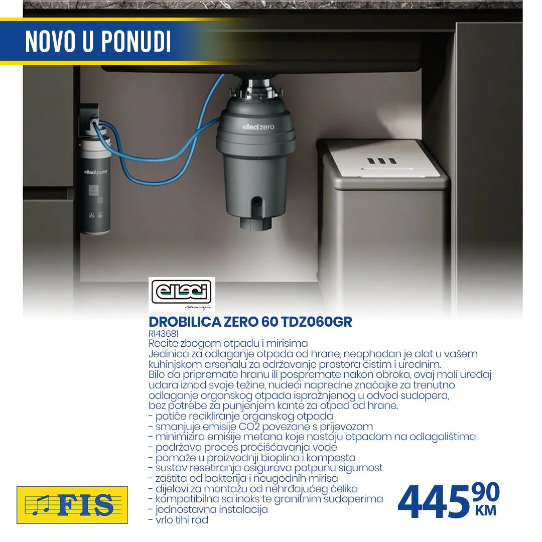 Fis akcija: granitni sudoperi i kuhinjska oprema mart/april 2026.