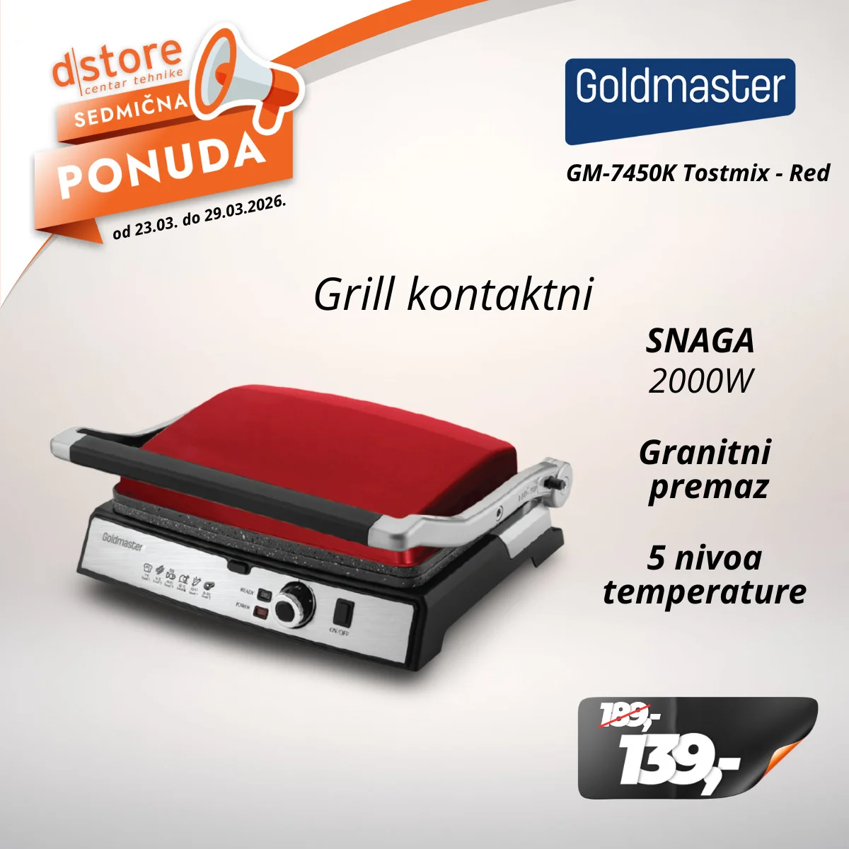 Dstore SEDMIČNA PONUDA 23-29.3.2026.