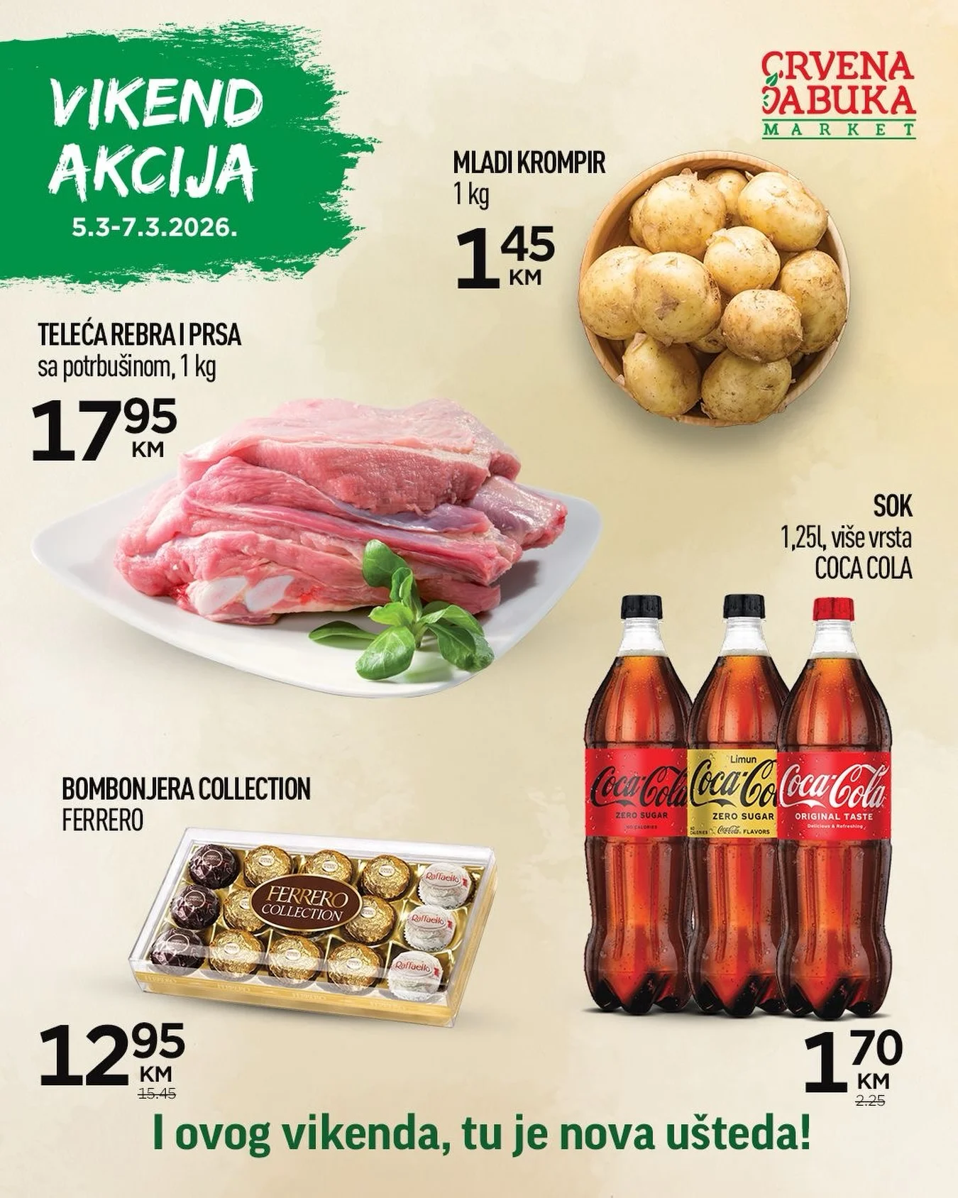 Crvena Jabuka vikend akcija 5-7.3.2026.