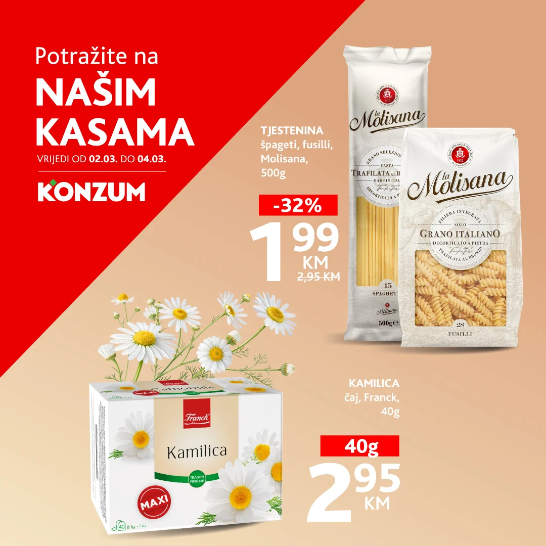 Konzum AKCIJA NA KASAMA 