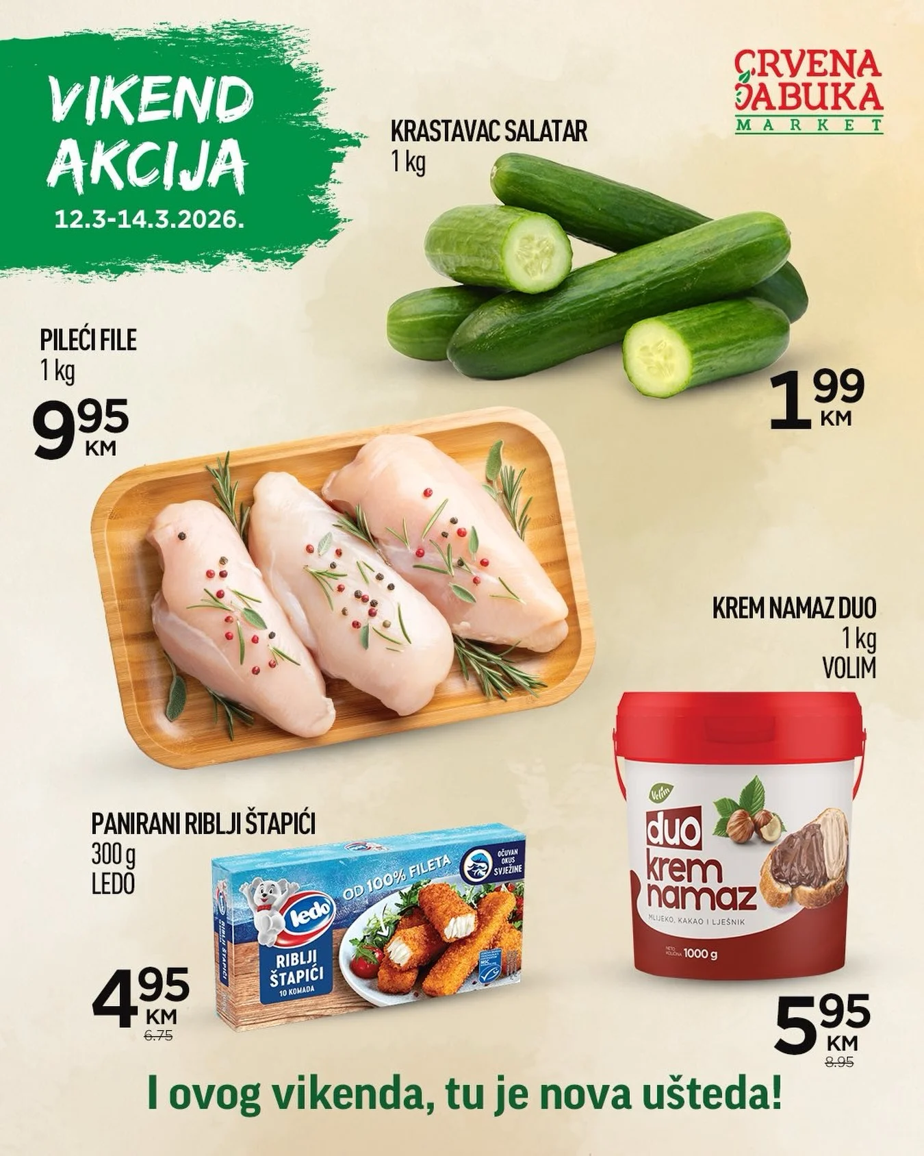 Crvena Jabuka vikend akcija 12-14.3.2026.