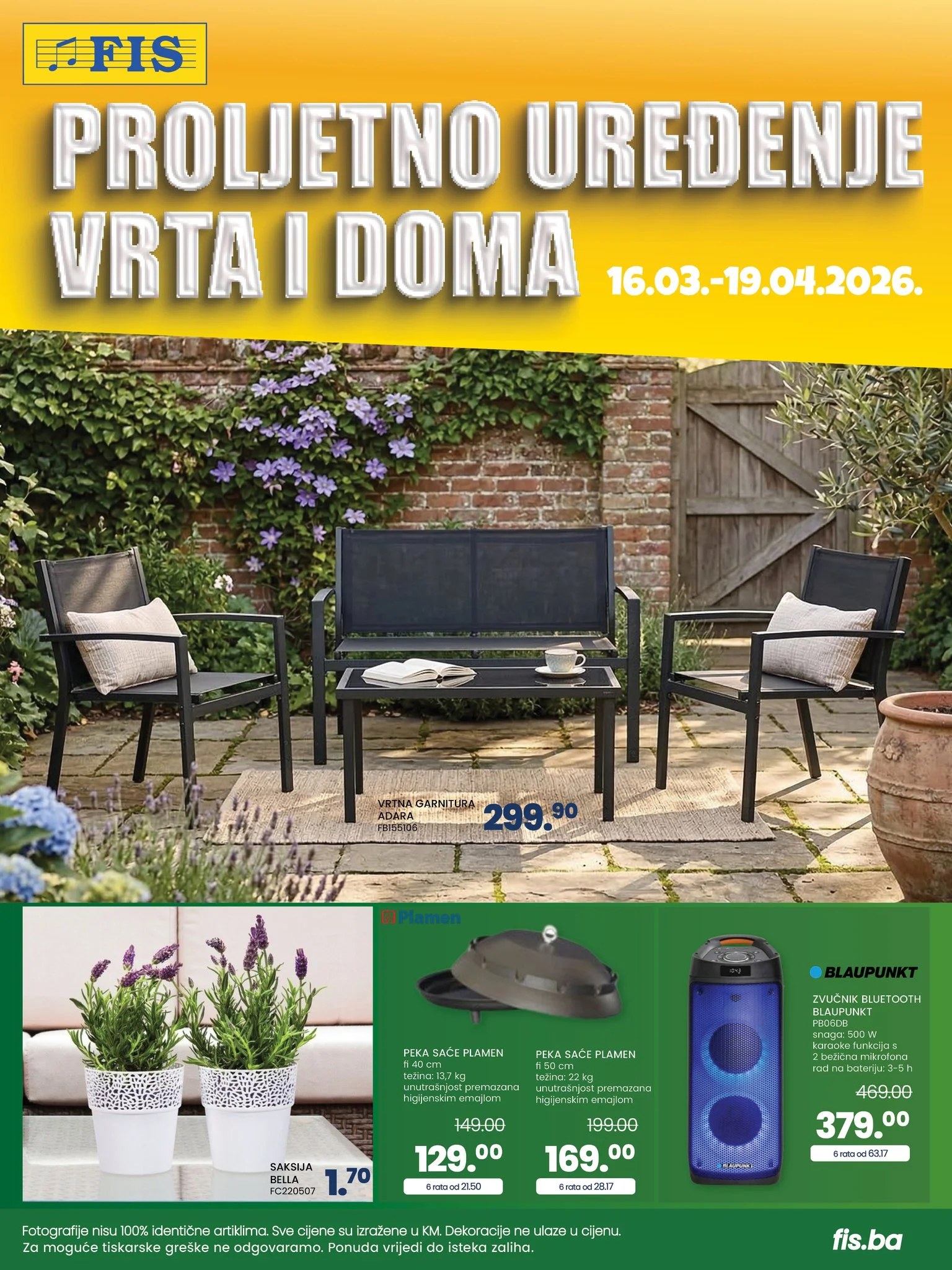 Fis katalog PROLJETNO UREĐENJE VRTA I DOMA 16.3-19.4.2026.