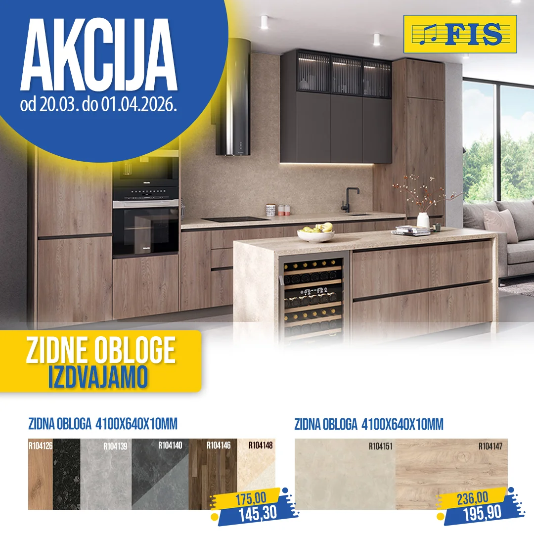 Fis akcija PLOČASTI MATERIJAL 20.3-1.4.2026.