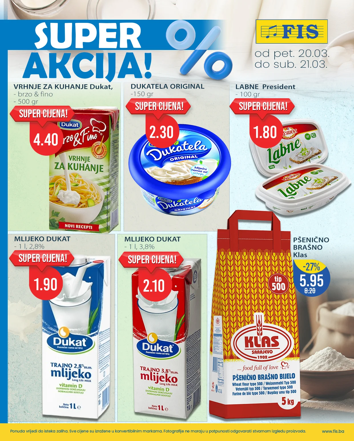 Fis vikend akcija 20-21.3.2026. 