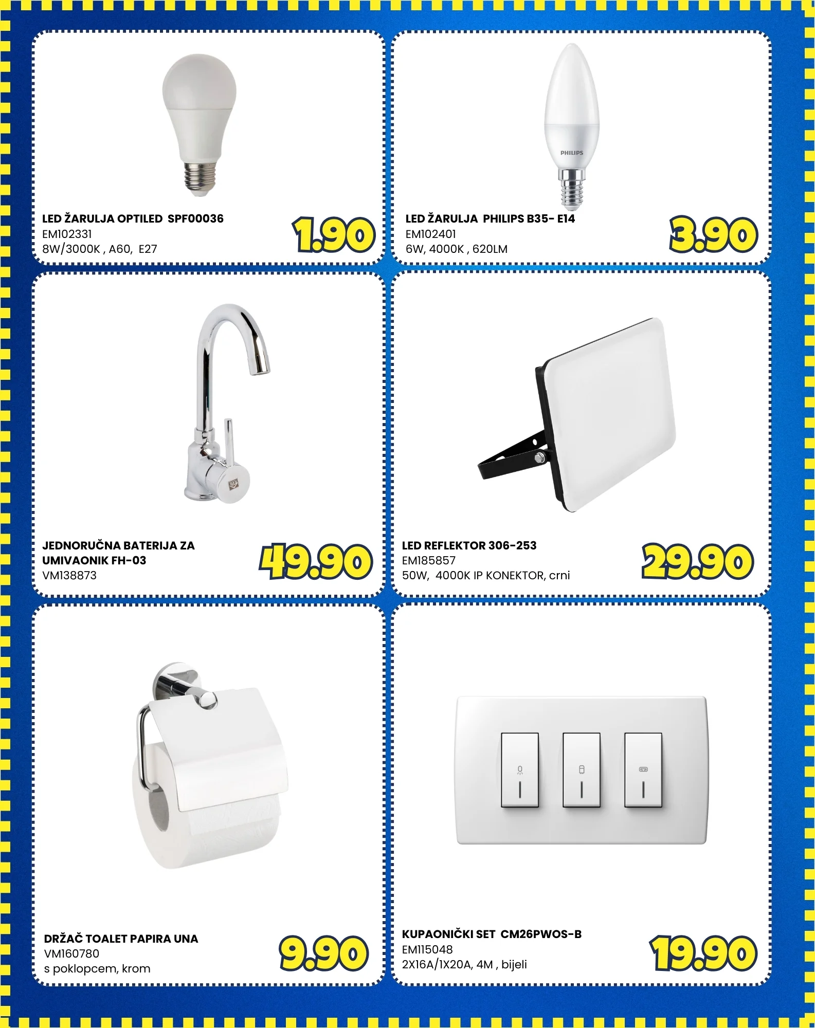 Fis vikend akcija VEĆ OD 1,90 KM 9-21.3.2026.