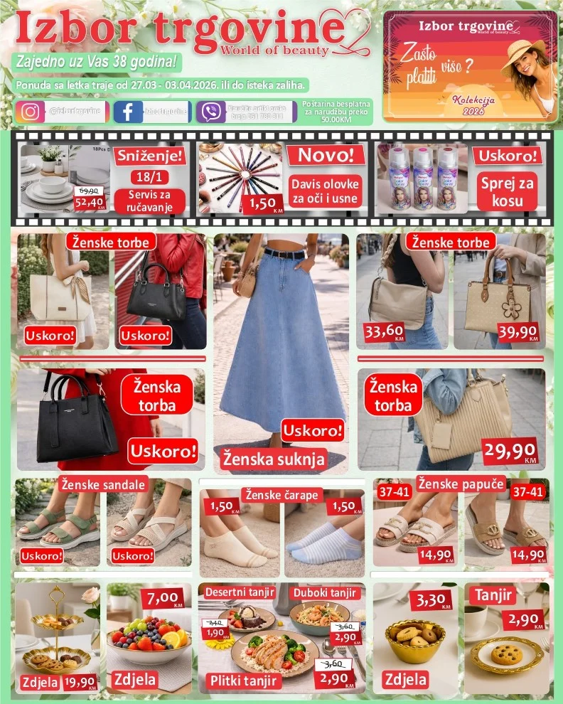 Izbor trgovine katalog 27.3-3.4.2026.