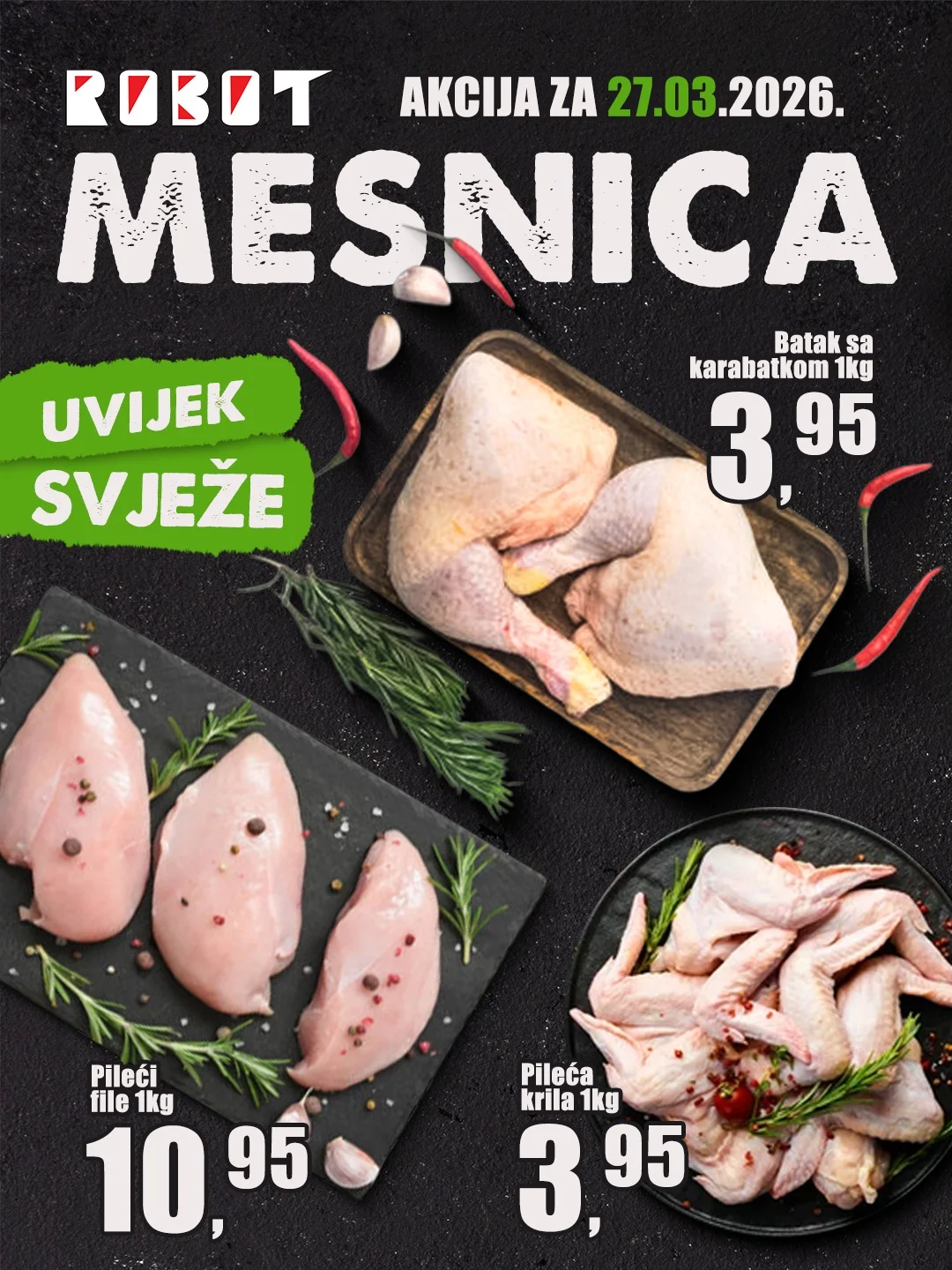 Robot akcija MESNICA 27.3.2026.