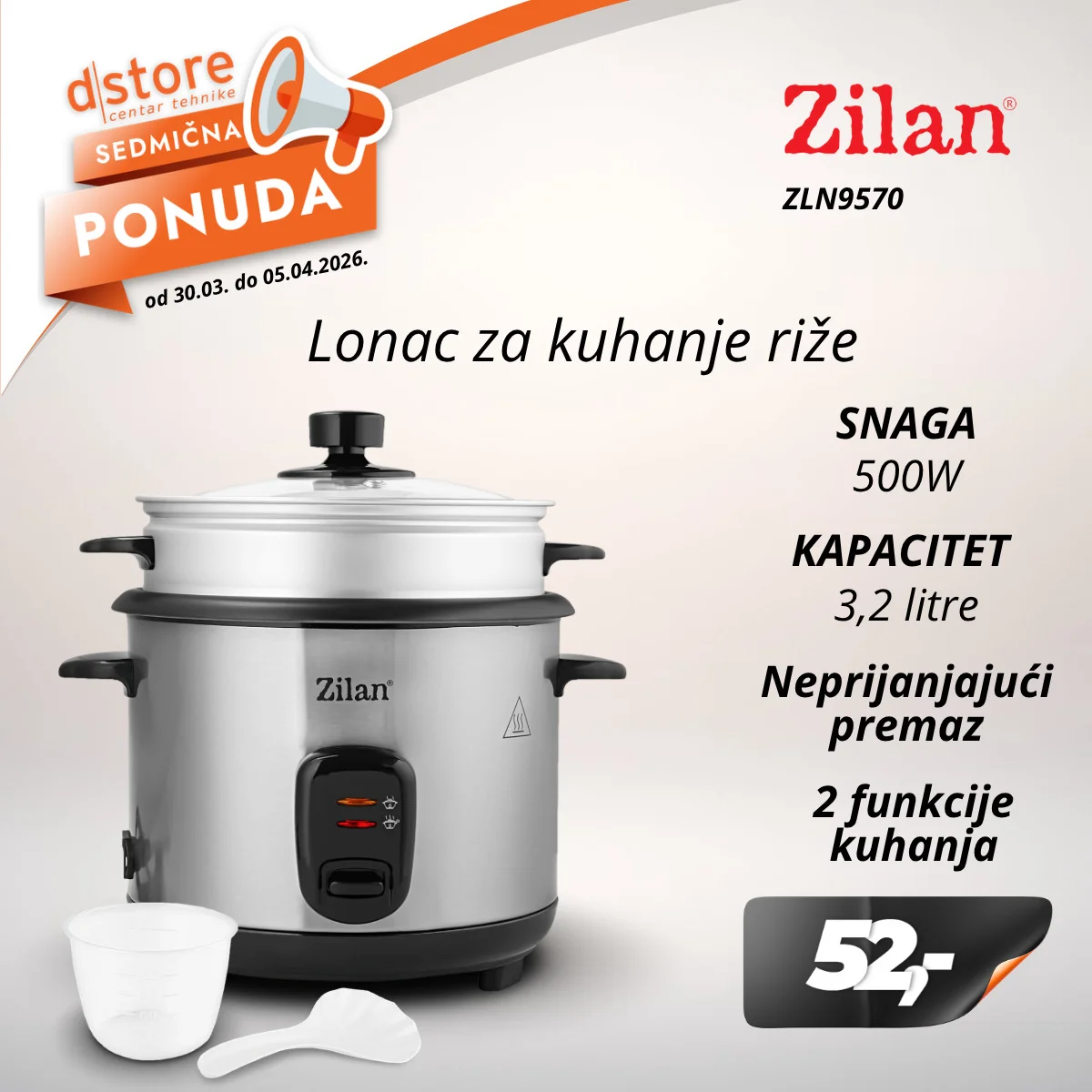 Dstore SEDMIČNA PONUDA 30.3-5.4.2026.