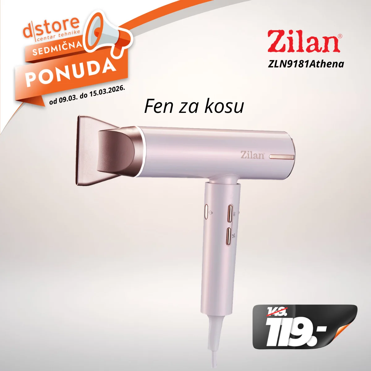 Dstore SEDMIČNA PONUDA 9-15.3.2026.