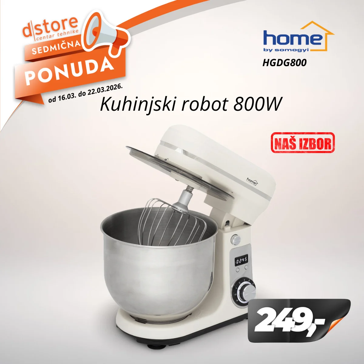 Dstore SEDMIČNA PONUDA 16-22.3.2026.