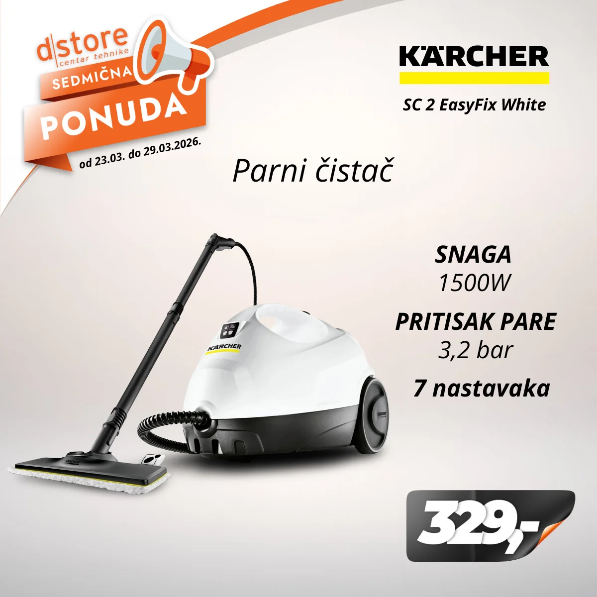 Dstore SEDMIČNA PONUDA 23-29.3.2026.