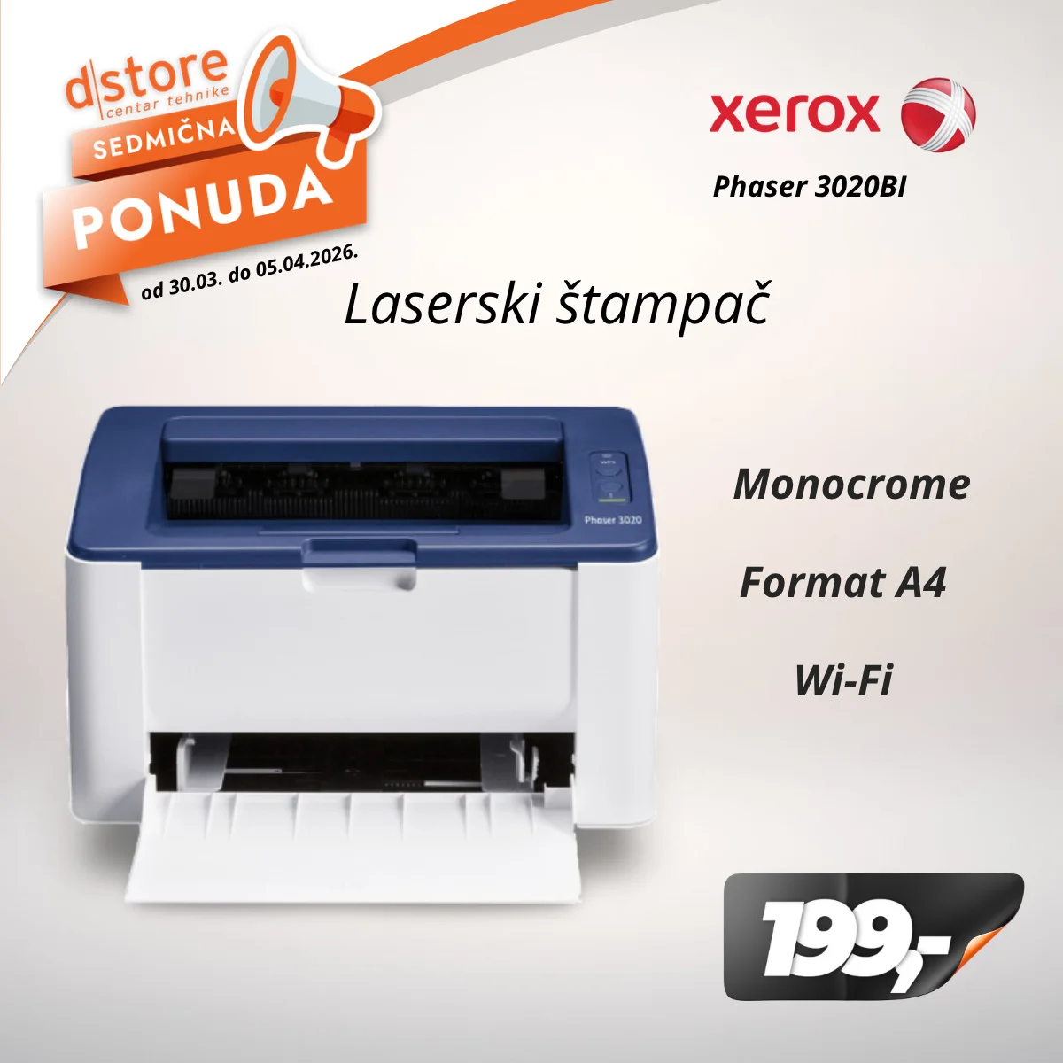 Dstore SEDMIČNA PONUDA 30.3-5.4.2026.