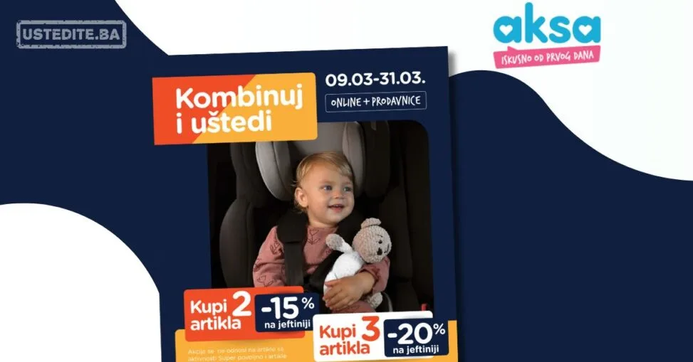 Aksa MIX&MATCH AKCIJA 9-31.3.2026.