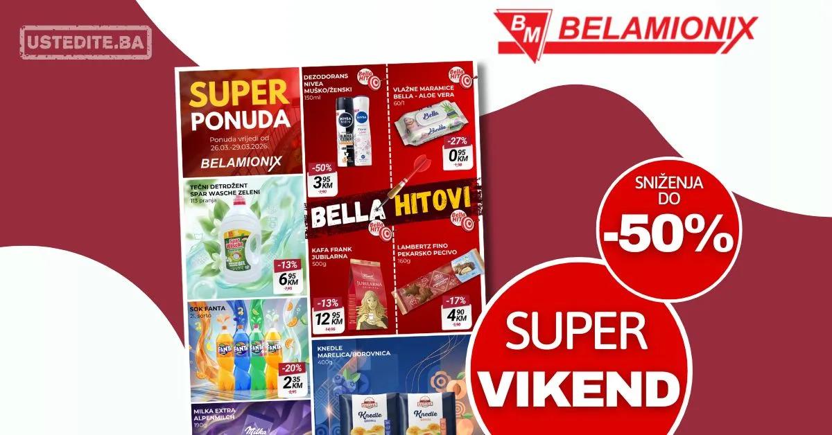 Belamionix vikend akcija 26-29.3.2026.