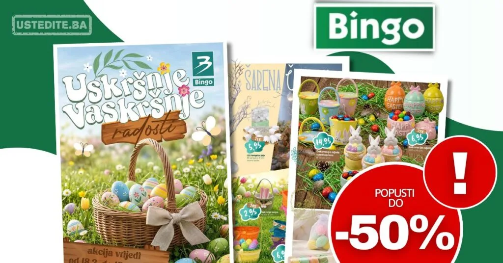 Bingo katalog USKRŠNJE/VASKRŠNJE RADOSTI 18.3-12.4.2026.