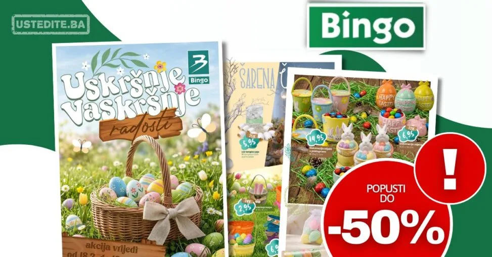 Bingo katalog USKRŠNJE/VASKRŠNJE RADOSTI 18.3-12.4.2026.