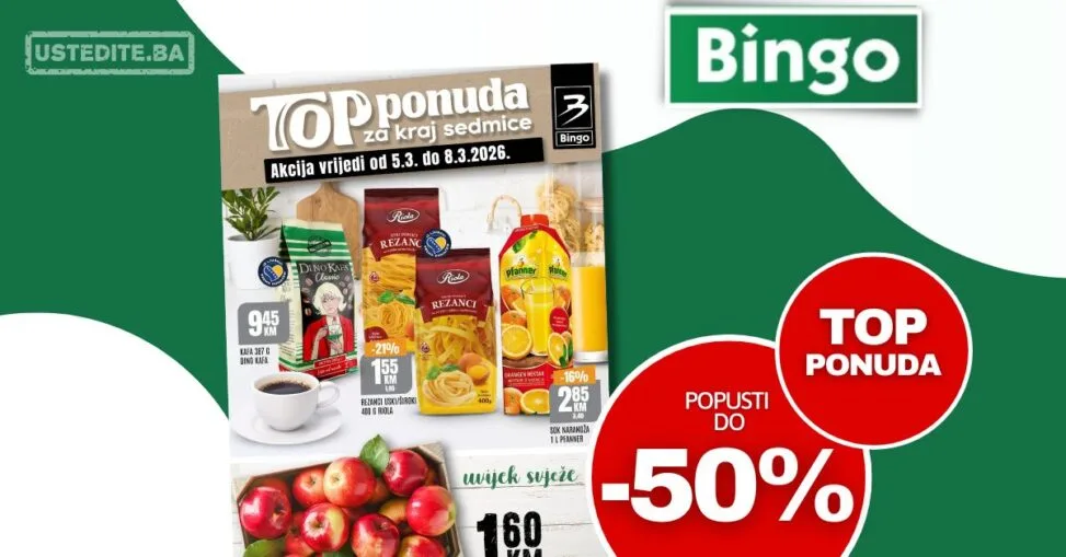 Bingo vikend akcija 5-8.3.2026.