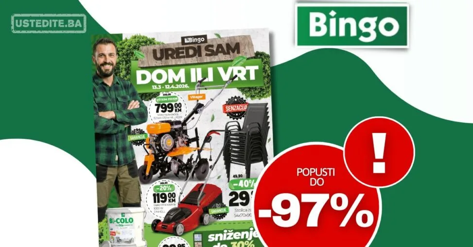 Bingo katalog SVE ZA dom i vrt 13.3-12.4.2026.