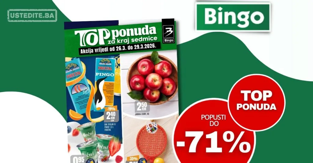 Bingo vikend akcija 26-29.3.2026.