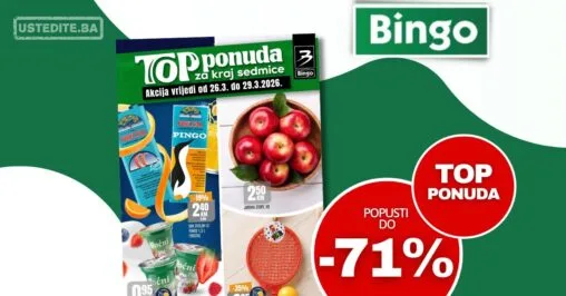 Bingo vikend akcija 26-29.3.2026.