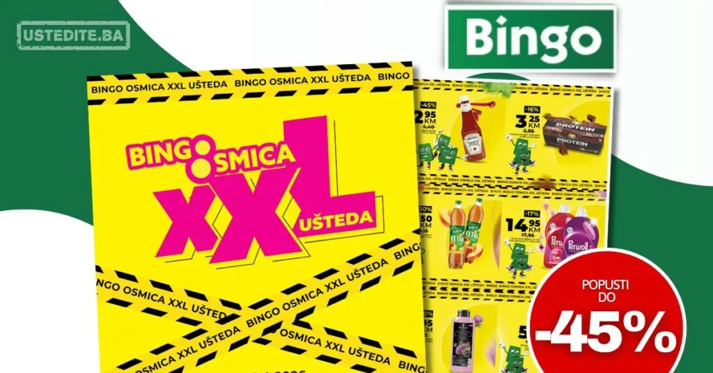 Bingo akcija XXL UŠTEDA 30.3-6.4.2026.