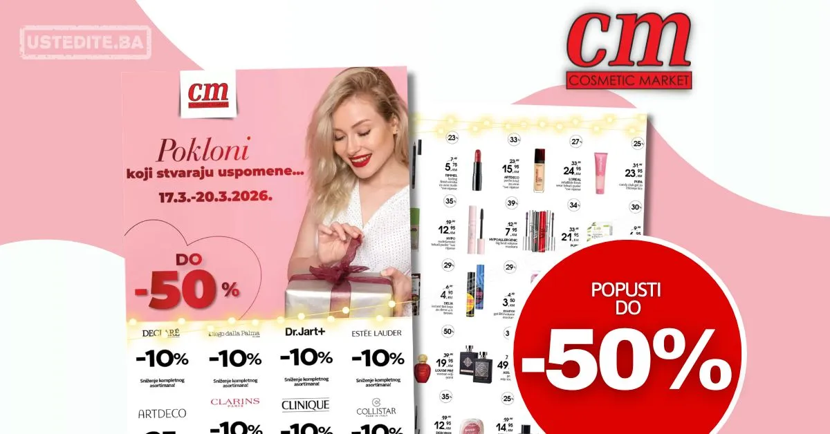 CM SNIŽENJE do 50% 17-20.3.2026.