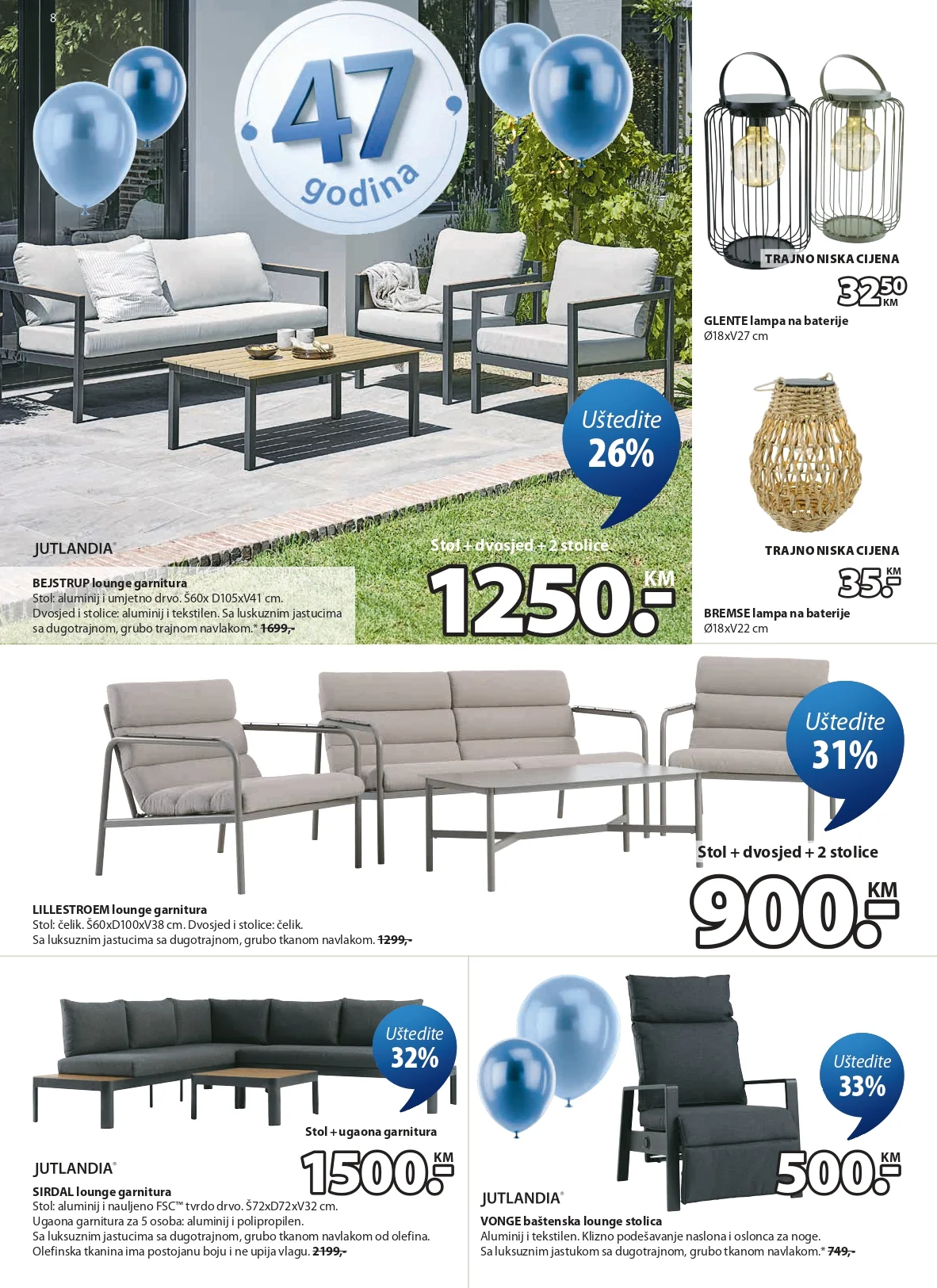 Jysk katalog ROĐENDANSKO SNIŽENJE 18-31.3.2026.