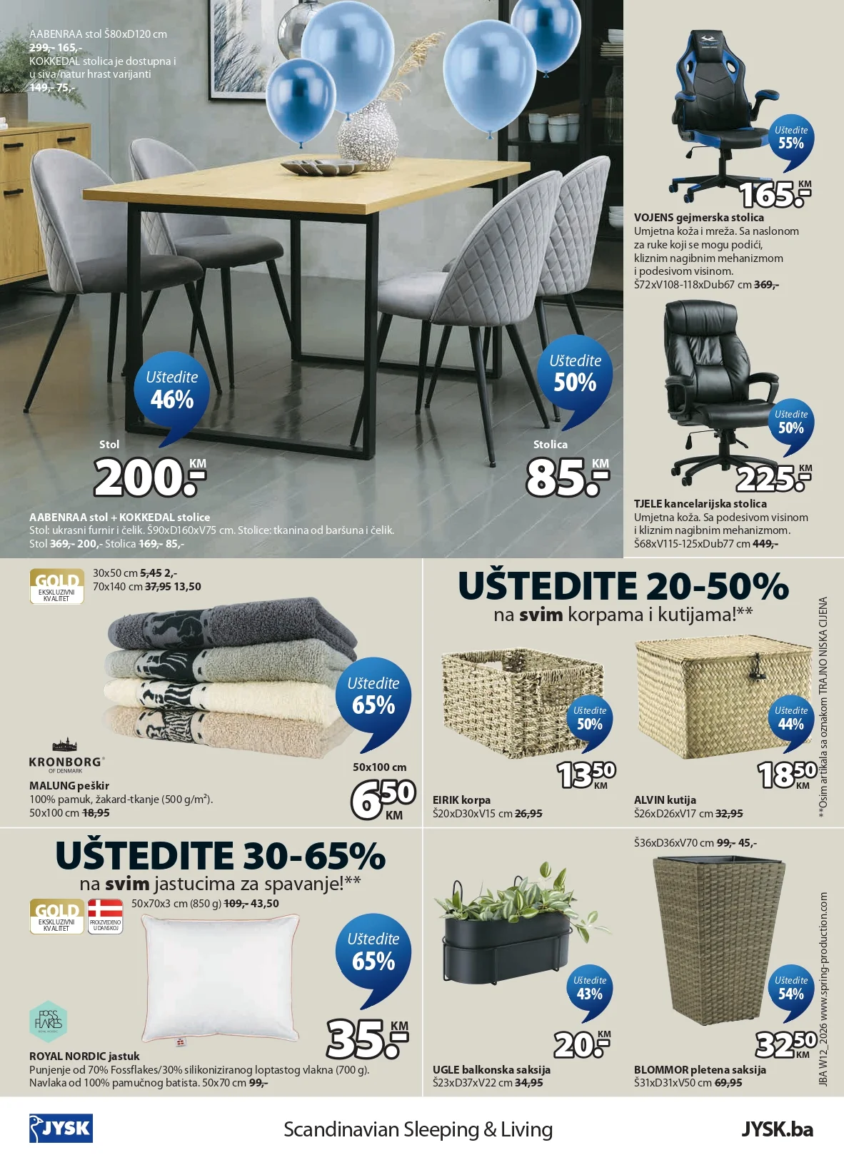 Jysk katalog ROĐENDANSKO SNIŽENJE 18-31.3.2026.