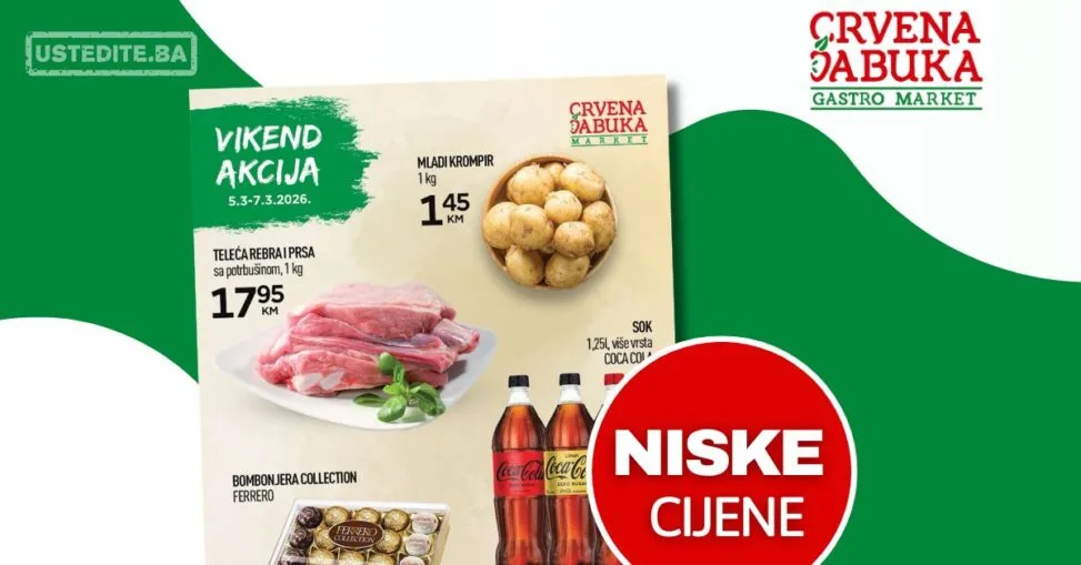 Crvena Jabuka vikend akcija 5-7.3.2026.