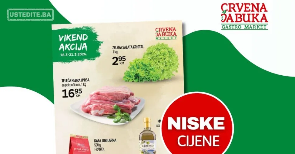 Crvena Jabuka vikend akcija 18-21.3.2026.