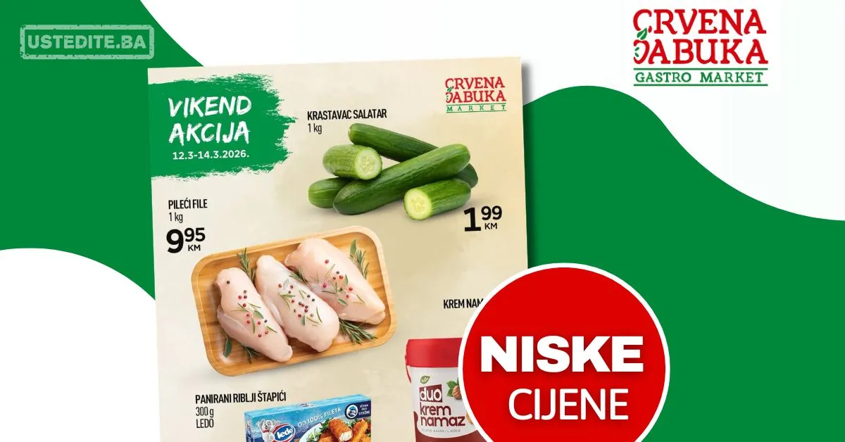 Crvena Jabuka vikend akcija 12-14.3.2026.