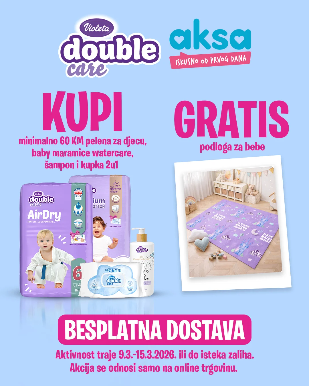 Aksa AKCIJA Violeta 9-15.3.2026.