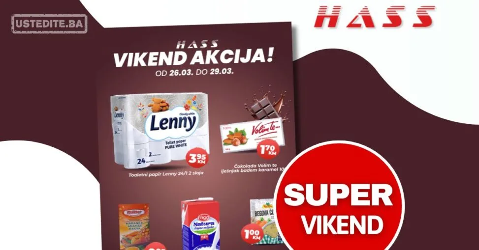 Hass komerc vikend akcija 26-29.3.2026.