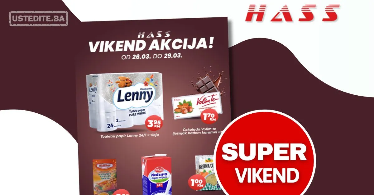 Hass komerc vikend akcija 26-29.3.2026.