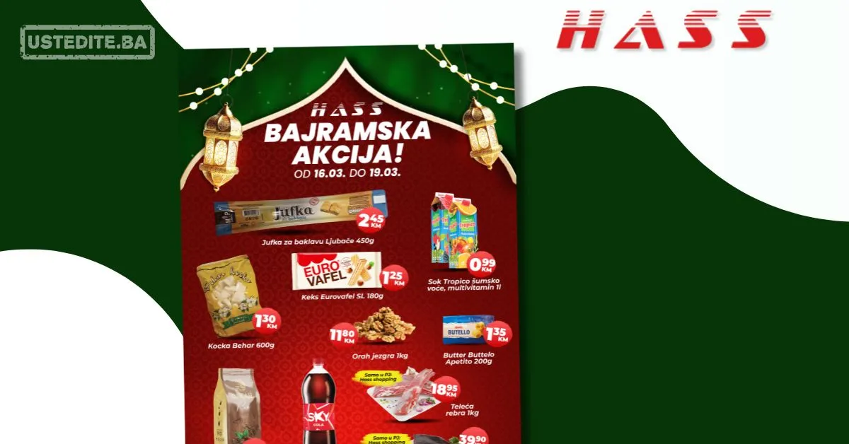 Hass komerc BAJRAMSKA AKCIJA 16-19.3.2026.