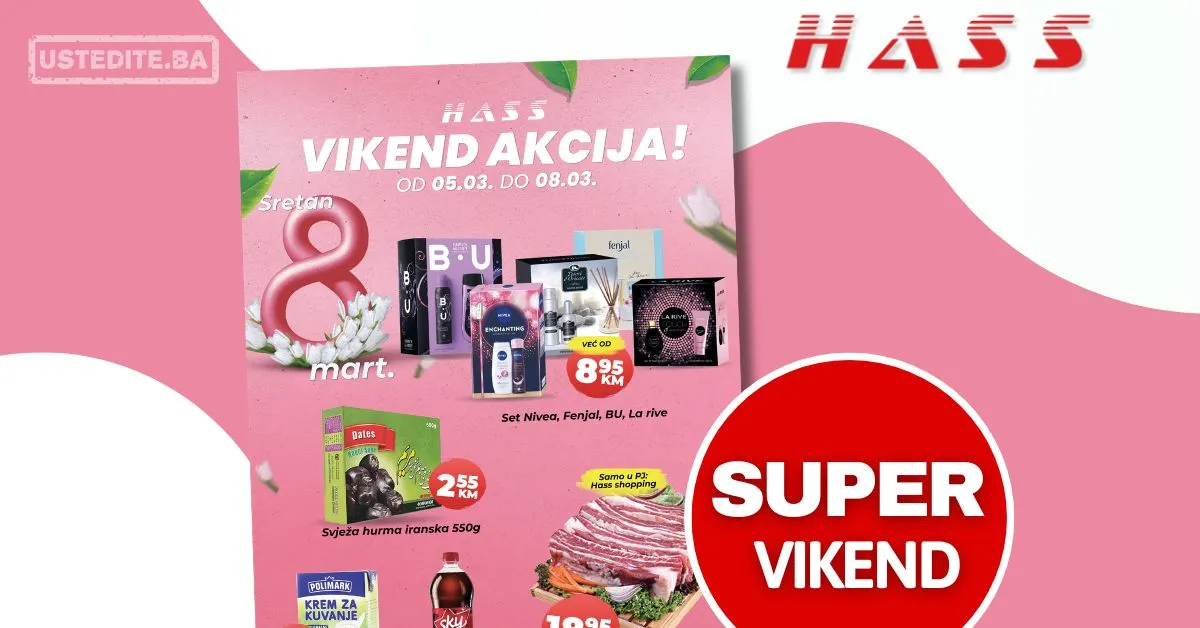 Hass komerc vikend akcija 5-8.3.2026.