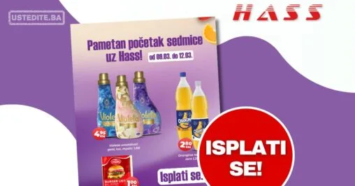 Hass komerc akcija za početak sedmice 9-12.3.2026.
