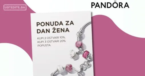 Pandora akcija za 8. MART 2-8.3.2026.