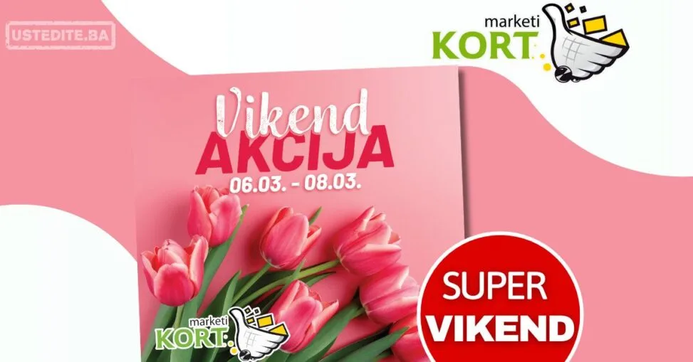 Kort vikend akcija 6-8.3.2026.