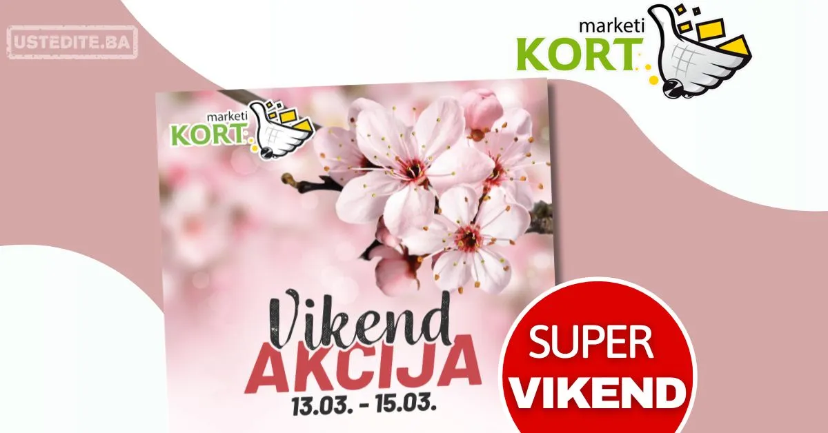 Kort vikend akcija 13-15.3.2026.